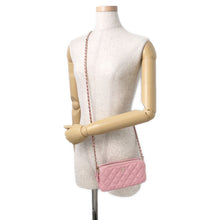 Load image into Gallery viewer, CHANEL Matelasse Chain wallet MetalicPinkA82527 Caviar Leather