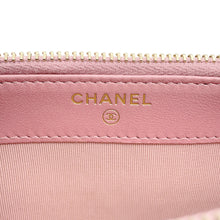 Load image into Gallery viewer, CHANEL Matelasse Chain wallet MetalicPinkA82527 Caviar Leather