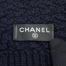 Load image into Gallery viewer, CHANEL Scarf NavyAAB132 Cashmere100%
