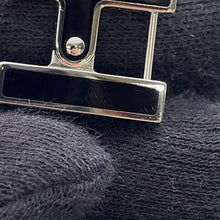 Load image into Gallery viewer, HERMES Single earring "H" Black Metal