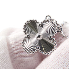 Load image into Gallery viewer, Van Cleef & Arpels Vintage Alhambra Pendant GuillochéVCARP9XG00 18K White Gold