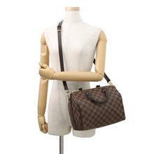 Load image into Gallery viewer, LOUIS VUITTON Speedy Bandouliere RedN40575 Damier Ebene Canvas Size 25