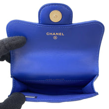 Load image into Gallery viewer, CHANEL Matelasse Shoulder Bag BlueAP2200 Lambskin Size Mini mini