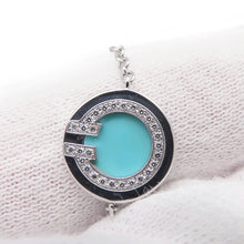 将图像加载到图库查看器中,TIFFANY&Co. T TWO Circle Bracelet 18K White Gold