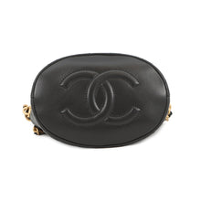 Load image into Gallery viewer, CHANEL Chain Shoulder Bag with Matelasse Pouch BlackAS3946 Lambskin