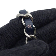 Load image into Gallery viewer, CHANEL CCFiligree ChainShoulder Bag Navy/WhiteA93343 Caviar Leather