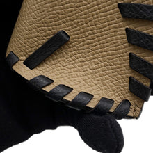 Load image into Gallery viewer, HERMES Cheval Tresse Bag Charm Poussiere/Black Epsom