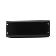 Load image into Gallery viewer, HERMES Kelly Sellier Black Box Calf Leather Size 32