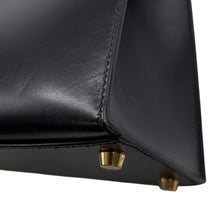 Load image into Gallery viewer, HERMES Kelly Sellier Black Box Calf Leather Size 32