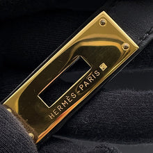 Load image into Gallery viewer, HERMES Kelly Sellier Black Box Calf Leather Size 32