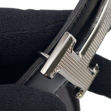 Load image into Gallery viewer, HERMES Belt buckle "H Storie" & leather belt (kit) Size 95 Black/Chocolat Box Calf Leather Togo Leather
