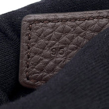 Load image into Gallery viewer, HERMES Belt buckle "H Storie" & leather belt (kit) Size 95 Black/Chocolat Box Calf Leather Togo Leather