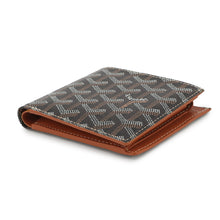 Load image into Gallery viewer, GOYARD Herringbone Saint-Florentin Bifold Wallet Black/BrownAPM110 PVC/Leather