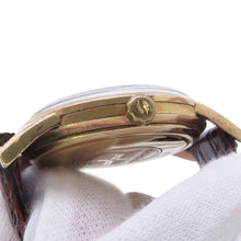 Load image into Gallery viewer, SEIKO King SEIKO 44KS 2nd model, earliest model W36mm Gold Plated Leather Silver Dial442000