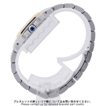 将图像加载到图库查看器中,CARTIER Santos Garbe SM H34.5mm×W23.6mm Stainless Steel K18YG Ivory Dial