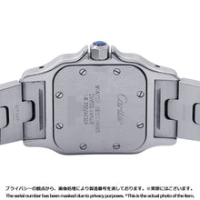 将图像加载到图库查看器中,CARTIER Santos Garbe SM H34.5mm×W23.6mm Stainless Steel K18YG Ivory Dial