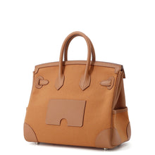 Load image into Gallery viewer, HERMES Birkin Cargo Gold Towar Goeran Swift Leather Size 25