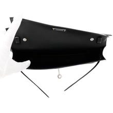Load image into Gallery viewer, HERMES Kelly Elan Cheval du Bois Black Tadelakt Leather