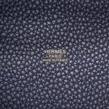 Load image into Gallery viewer, HERMES Picotin Lock Blue Nuit Taurillon Clemence Size PM