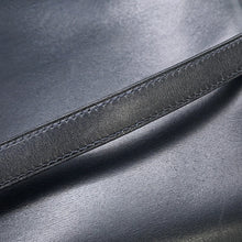 将图像加载到图库查看器中,HERMES Kelly Retourne Navy Box Calf Leather Size 35