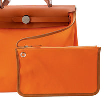 将图像加载到图库查看器中,HERMES Herbag zip Orange minyan Toile Officer Bash Hunter Size PM