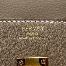 将图像加载到图库查看器中,HERMES Birkin Etoupe Togo Leather Size 25
