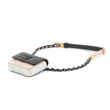 Load image into Gallery viewer, CHANEL Matelasse Chain belt bag Black/Beige/Silver Lambskin Size Mini