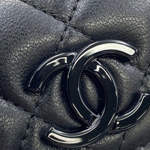 Load image into Gallery viewer, CHANEL Matelasse Chain belt bag Black/Beige/Silver Lambskin Size Mini
