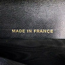 Load image into Gallery viewer, CHANEL CC Logo Kiss Lock Long Wallet Black Caviar Leather