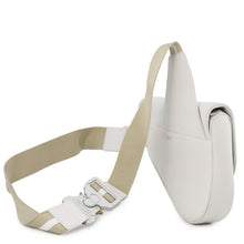 Load image into Gallery viewer, Dior Saddle bag White Leather Canvas