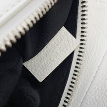 将图像加载到图库查看器中,Dior Saddle bag White Leather Canvas