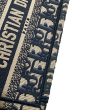 将图像加载到图库查看器中,Dior Book Tote Oblique Embroidery Navy/BeigeS5573CRIW Canvas Size Mini