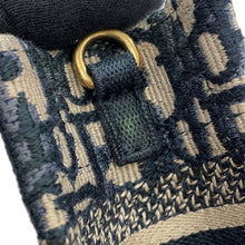 Load image into Gallery viewer, Dior Book Tote Oblique Embroidery Navy/BeigeS5573CRIW Canvas Size Mini