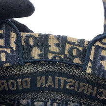 Load image into Gallery viewer, Dior Book Tote Oblique Embroidery Navy/BeigeS5573CRIW Canvas Size Mini