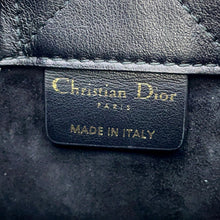 Load image into Gallery viewer, Dior Macrocannage Book Tote BlackS5573OWHP Calf Leather Size Mini