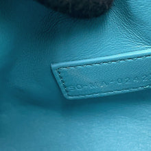 Load image into Gallery viewer, Dior Macrocannage Nomade Pouch BlueS5553OMIG Lamb Leather Size Small