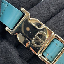 Load image into Gallery viewer, Dior Macrocannage Nomade Pouch BlueS5553OMIG Lamb Leather Size Small