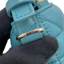 Load image into Gallery viewer, Dior Macrocannage Nomade Pouch BlueS5553OMIG Lamb Leather Size Small