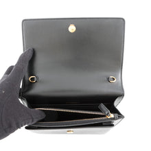 Load image into Gallery viewer, SAINT LAURENT PARIS Sunset 2way Chain Wallet Black533026 Leather