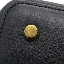 Load image into Gallery viewer, CELINE Teen Conti Handbag Black114543 Leather