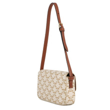 Load image into Gallery viewer, CELINE Triomphe Shoulder Bag White194142CUZ PVC Leather