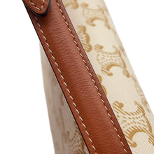 Load image into Gallery viewer, CELINE Triomphe Shoulder Bag White194142CUZ PVC Leather