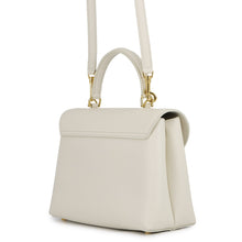 将图像加载到图库查看器中,CELINE Nino Bag White117523GG2 Smooth Satined Calf Leather Size Medium