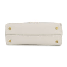将图像加载到图库查看器中,CELINE Nino Bag White117523GG2 Smooth Satined Calf Leather Size Medium