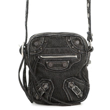 Load image into Gallery viewer, BALENCIAGA Le Cagoule Cross Body Bag Black719065 Denim