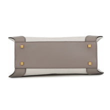 将图像加载到图库查看器中,Valentino Garavani V Logo Handbag White/Gray2W0B0K96YJH Canvas Leather