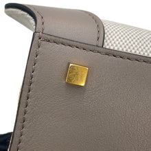 将图像加载到图库查看器中,Valentino Garavani V Logo Handbag White/Gray2W0B0K96YJH Canvas Leather