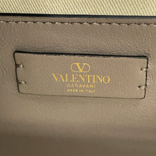 将图像加载到图库查看器中,Valentino Garavani V Logo Handbag White/Gray2W0B0K96YJH Canvas Leather