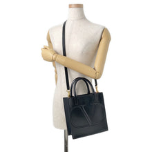 Load image into Gallery viewer, Valentino Garavani V Logo Walk 2-way Bag BlackUW2B0H23QEL Leather Size Small