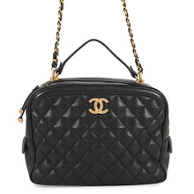 将图像加载到图库查看器中,CHANEL Matelasse 2wayBag Black Lambskin